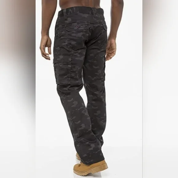 KRUZE Mens Cargo Combat Trousers Size 42R - Picture 3 of 8